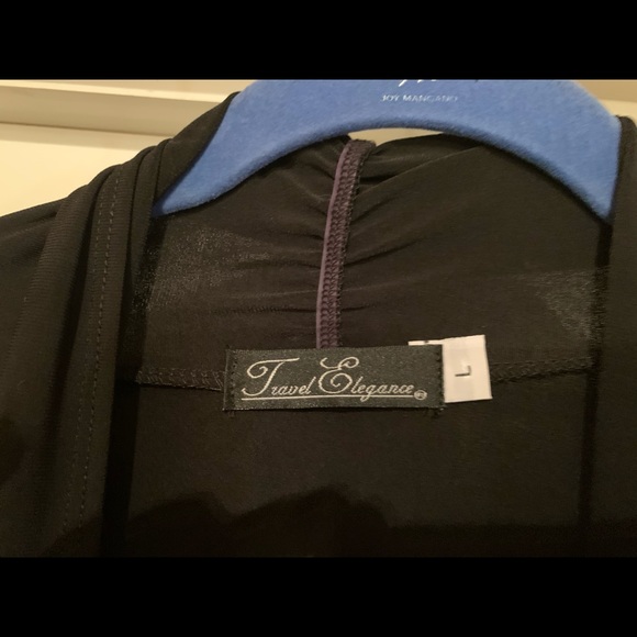 Black Dress Cardigan Size L - Picture 3 of 4